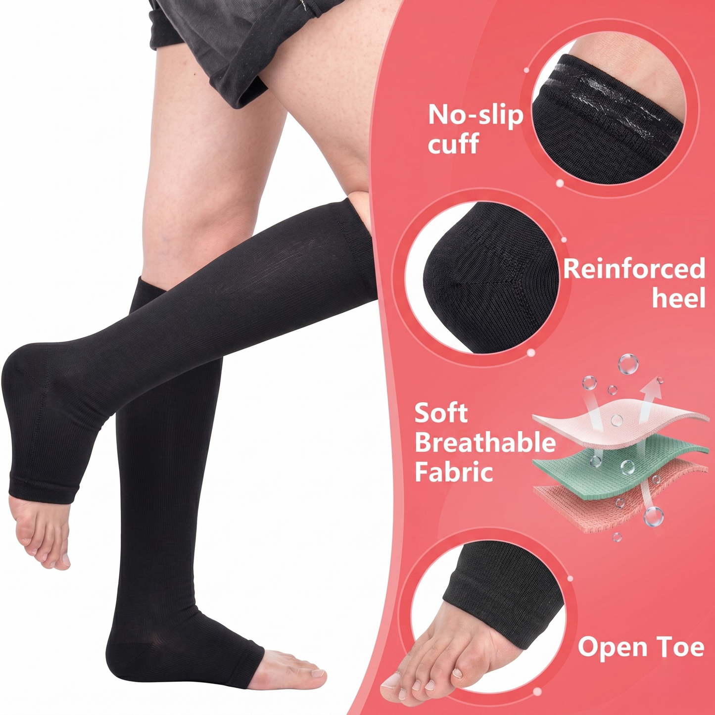 Avenlife® Toeless Compression Socks