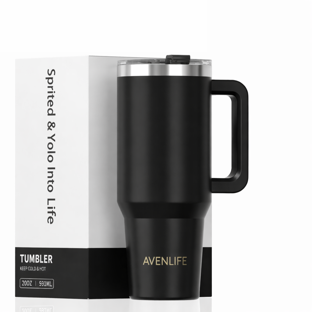 20/30/40 oz Stainless Steel Tumbler With Handle