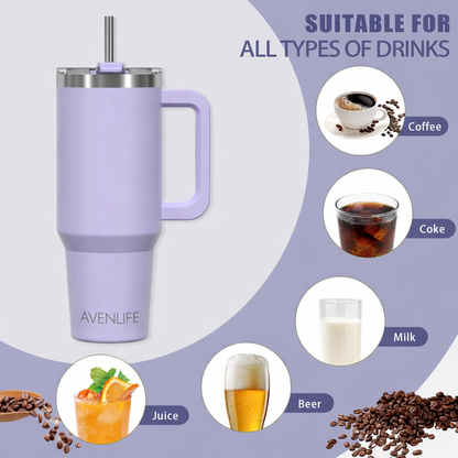 20/30/40 oz Stainless Steel Tumbler With Handle