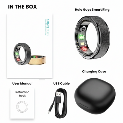 AvenLife Smart Ring Gen 10: Health/Sleep Track, 5ATM, Sports & Charging Case