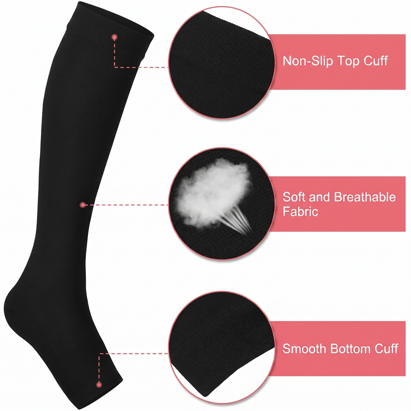 Avenlife® Toeless Compression Socks