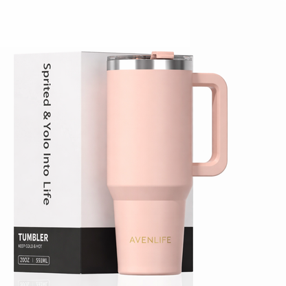 20/30/40 oz Stainless Steel Tumbler With Handle