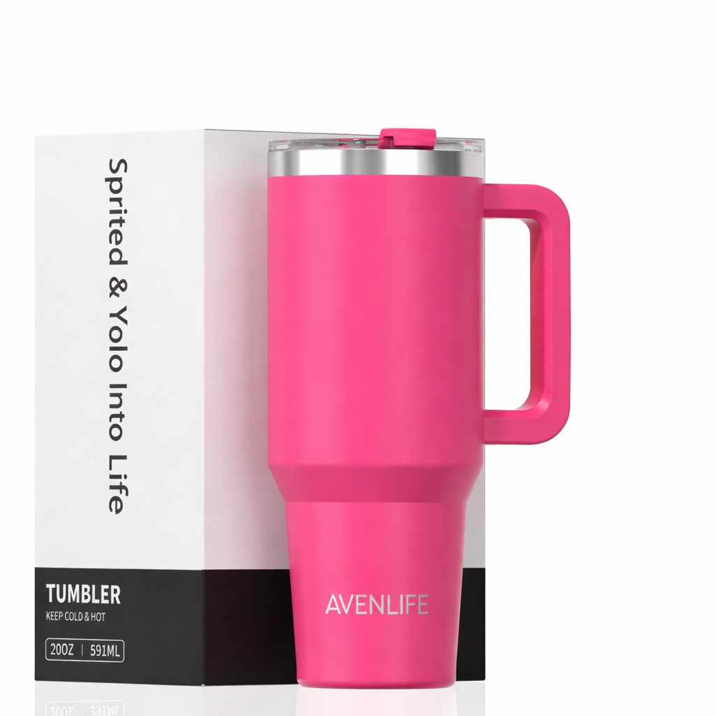 20/30/40 oz Stainless Steel Tumbler With Handle