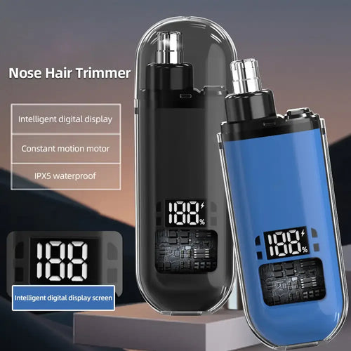 Professional 360° Rotating Nose Trimmer – Rechargeable