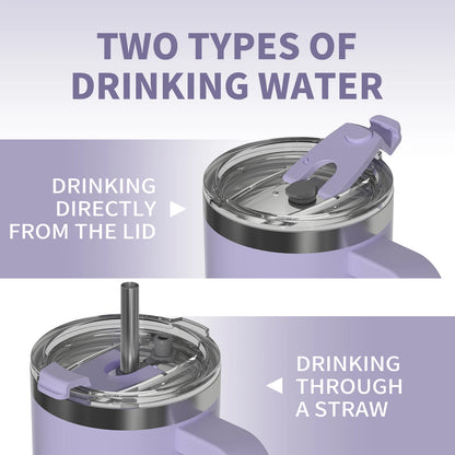 20/30/40 oz Stainless Steel Tumbler With Handle