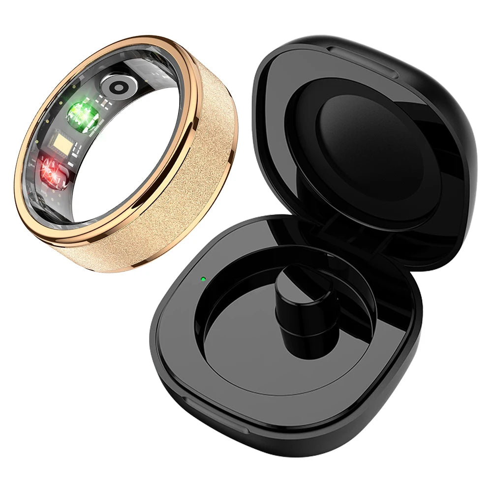 AvenLife Smart Ring Gen 10: Health/Sleep Track, 5ATM, Sports & Charging Case
